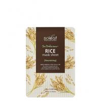 Soleaf So Delicious Rice Mask Sheet - Soleaf маска для лица питательная с рисом